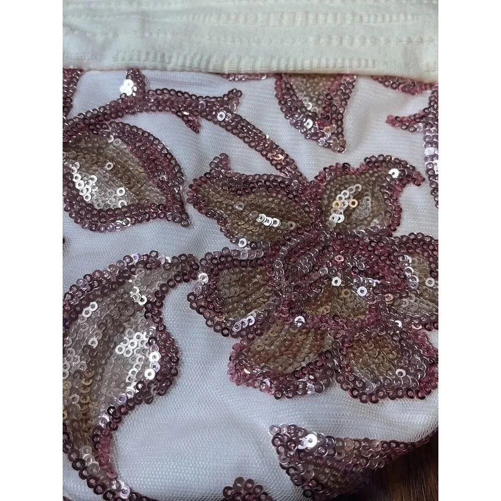 Sequin Glam Romper 3M Pink‎ Tulle Western Boho Hippie Feminine Festive Holiday